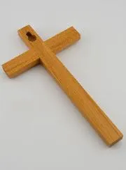 Kruisbeeld van Natuurlijk Eikenhout - 18cm