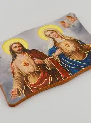 Icoon van de Heilige Harten van Jezus en Maria