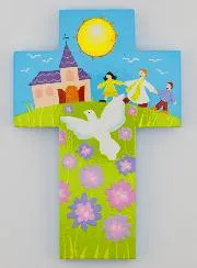 Cadeau Vormsel - Kruis voor Kind Priester en Heilige Geest