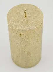 Moderne Kerstkaars - Champagne