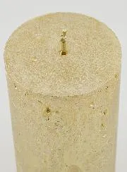 Moderne Kerstkaars - Champagne