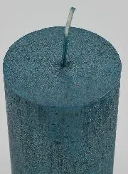 Moderne Decoratieve Kaars - Blauwgroen