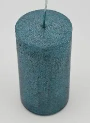 Moderne Kerstkaars - Blauwgroen