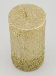 Kerstkaars met Reliëf – Champagne