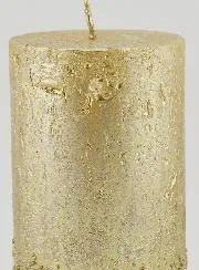 Kerstkaars met Reliëf – Champagne