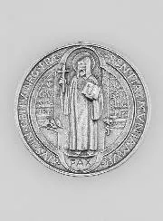 Zelfklevende Badge van Sint-Benedictus - 33mm