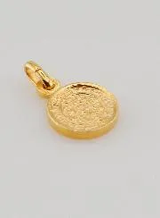 Vergulde Medaille van Sint Benedictus - 10mm