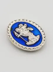Auto Badge Magneet Sint Christoffel - 4cm