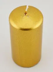 Metallic Kerstkaars - Goud
