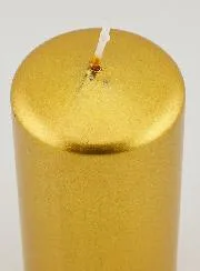 Metallic Kerstkaars - Goud