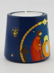 Kerststal Kaarsenhouder 5cm