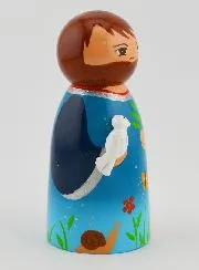 Houten Beeldje - Noach