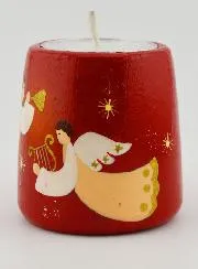 Kerstkaarsen Houder Muzikale Engelen – 5cm