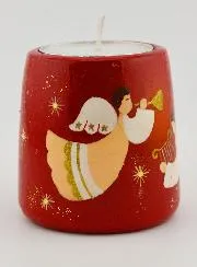 Kerstkaarsen Houder Muzikale Engelen – 5cm