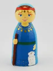 Houten beeldje - Sara