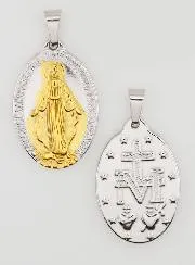 Tweekleurige Wonderdadige Medaille - 27mm