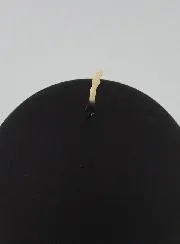 Decoratieve Bolkaars 8cm - Mat Zwart