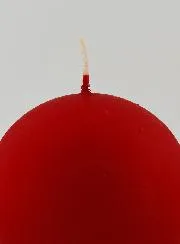 Decoratieve Kaars in Bolvorm - Mat Rood