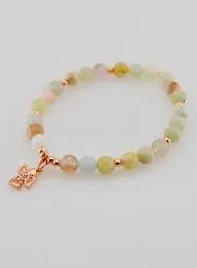 Religieuze Armband - Beschermengel en Morganiet
