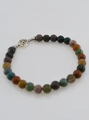 Edelsteen Armband - Indiase Agaat en Levensboom