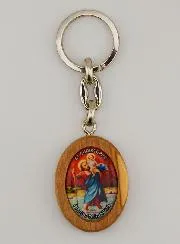 Sleutelhanger H. Maria Magdalena en H. Christoffel