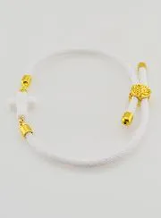 Religieuze Armband met Kruis - Wit