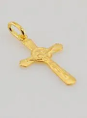 Vergulde Hanger Kruis van Sint Benedictus - 22mm