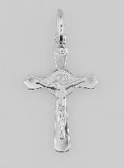 Zilveren Hanger Kruis van Sint Benedictus - 22mm