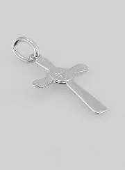 Zilveren Hanger Kruis van Sint Benedictus - 22mm