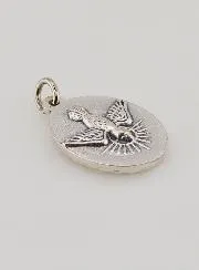 Medaillon met Gedraaide Rand 25mm - Heilige Anna