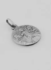 Zilveren Hanger Heilige Familie - 17mm