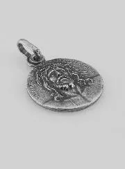 Zilveren Hanger met het Heilige Gelaat van Christus - 17mm