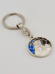 Sleutelhanger met Emaille Sint Benedictus