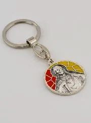 Sleutelhanger met Emaille Heilig Hart van Jezus