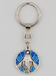 Sleutelhanger met Emaille Maria Wonderdadige