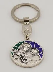 Sleutelhanger met Emaille Sint Antonius