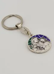 Sleutelhanger met Emaille Sint Antonius