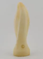 Beeld van de Maagd Maria met Kind van Beschilderd Albast - 12cm