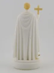 Beeldje Heilige Expeditus van Beschilderd Albast - 12cm