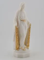 Beeld van Maria Wonderdadige met Gouden Stralen - 17cm