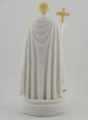 Beeld van Sint Expeditus van Beschilderd Albast - 19cm