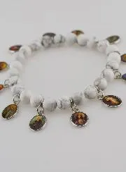 Armband van de 12 Heiligen - Witte Stenen