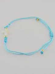 Armband met Kruis - Blauw
