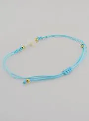 Armband met Kruis - Blauw