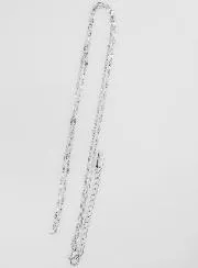 Roestvrijstalen Ketting met Fantasie Sequin Schakel - 60cm