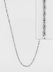 Roestvrijstalen Ketting met Gedraaide Schakels - 50cm
