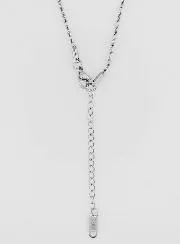Roestvrijstalen Ketting met Gedraaide Schakels - 50cm