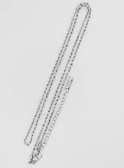 Roestvrijstalen Ketting met Gedraaide Schakels - 50cm
