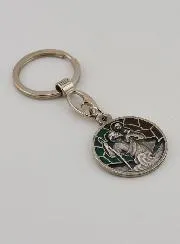 Sleutelhanger met Emaille Sint Christoffel