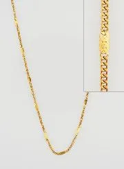 Goudkleurig Collier met Fantasie Gourmet Schakels - 60cm